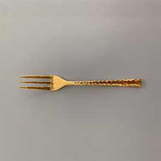 P Gold Cake Fork 